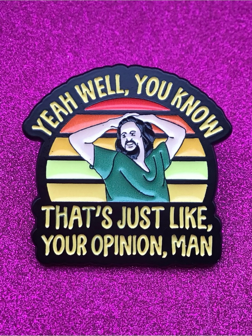 The Dude 2 Enamel Pin